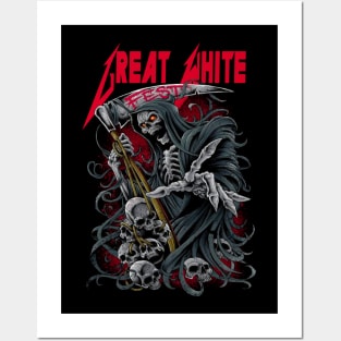 GREAT WHITE MERCH VTG Posters and Art